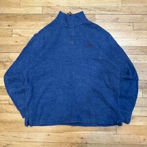 Blue‎ Polo Ralph Lauren quarter zip sweater